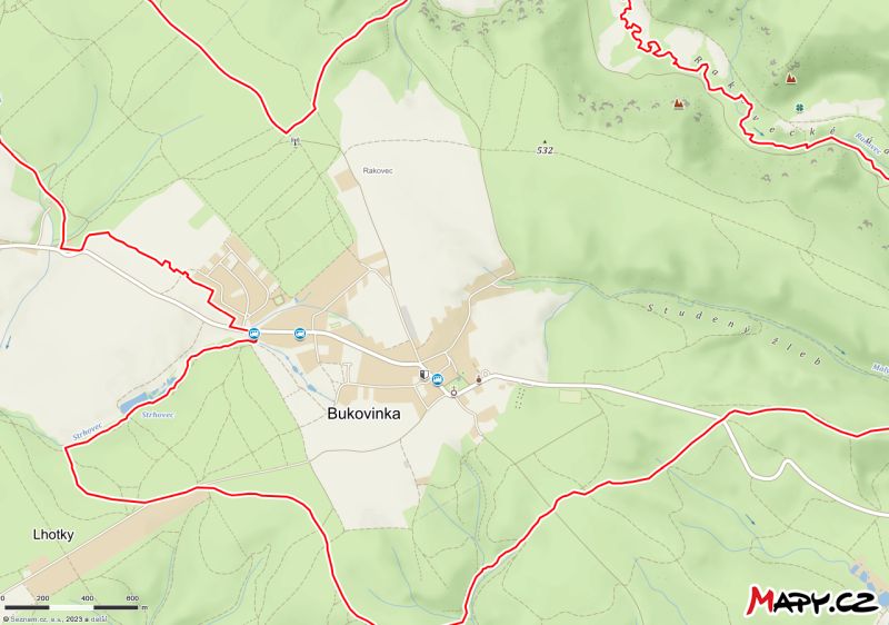 Bukovinka mapa