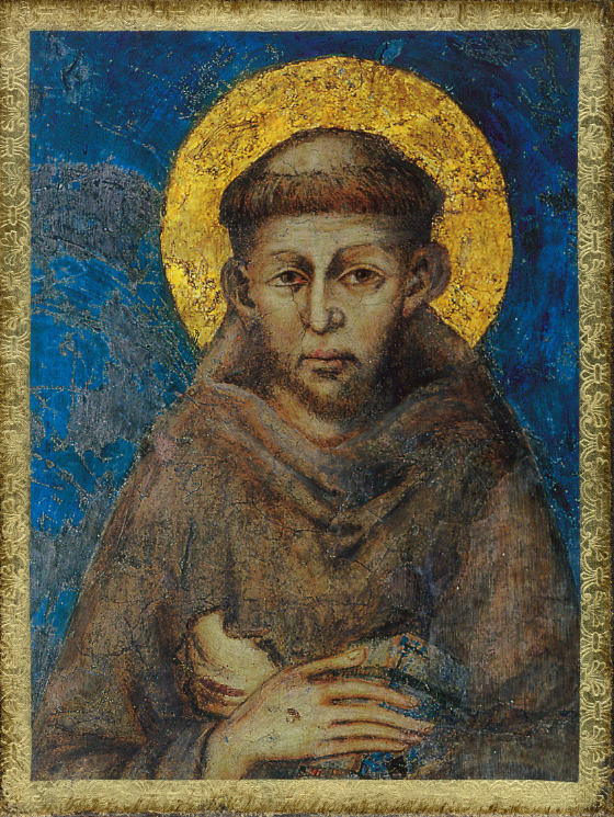 Franti�ek z Assisi obraz.