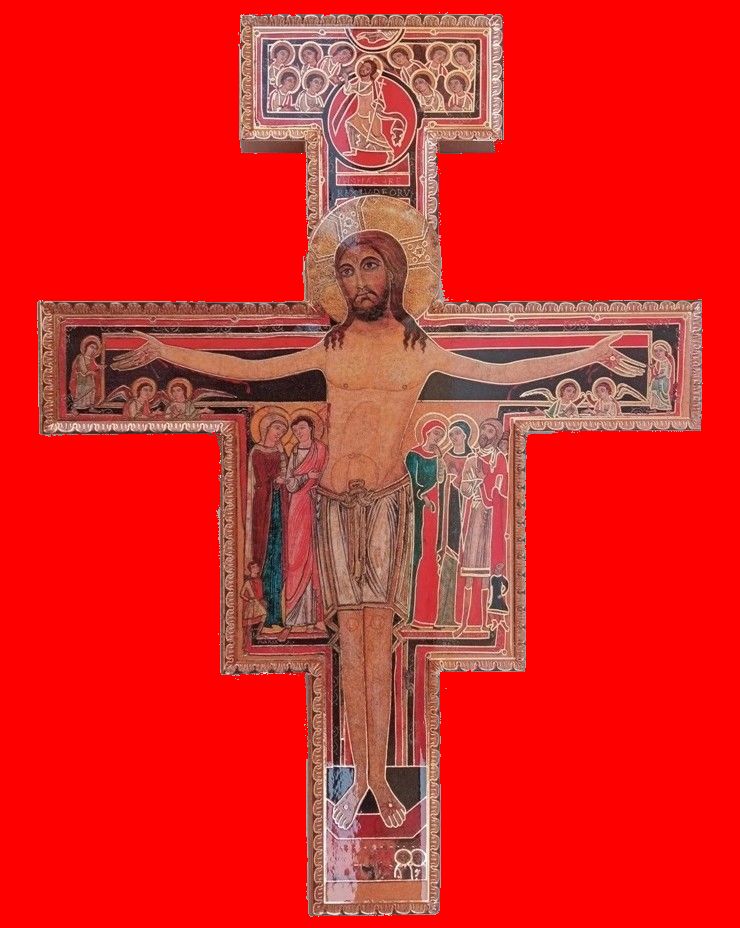 Františkánský kříž.